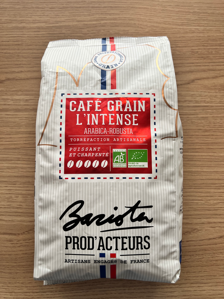 Café bio en grains - 1kg