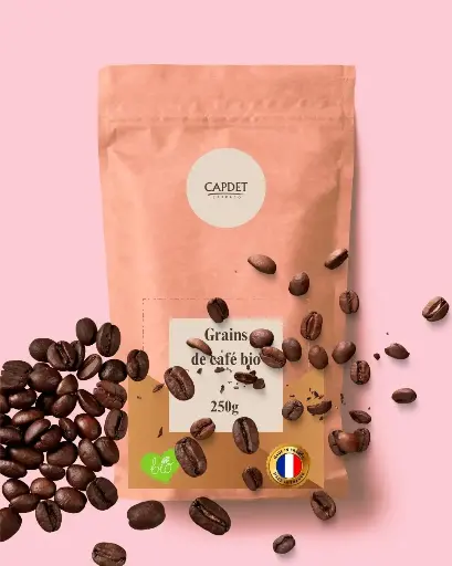 Café bio en grains - 250g