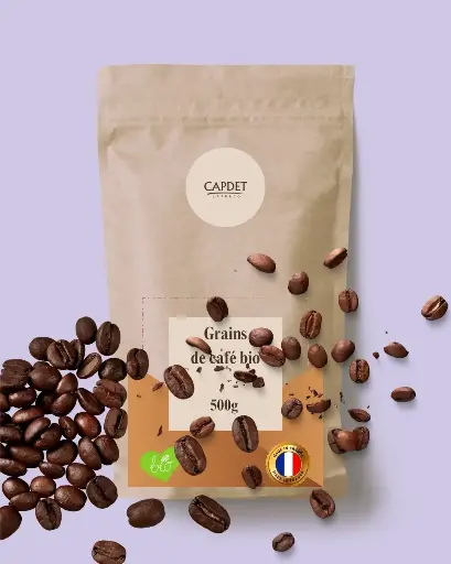Café bio en grains - 500g